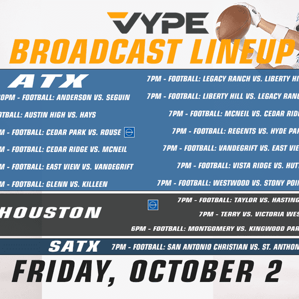 VYPE Live Lineup - Friday 10/2/26