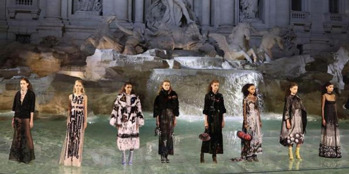 Fendi Turns 90 at the Trevi Fountain
