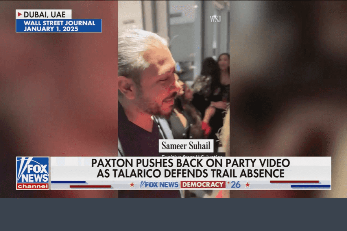 Focused On Phony Talarico Conspiracy, Fox Brushes Off New Paxton Scandal