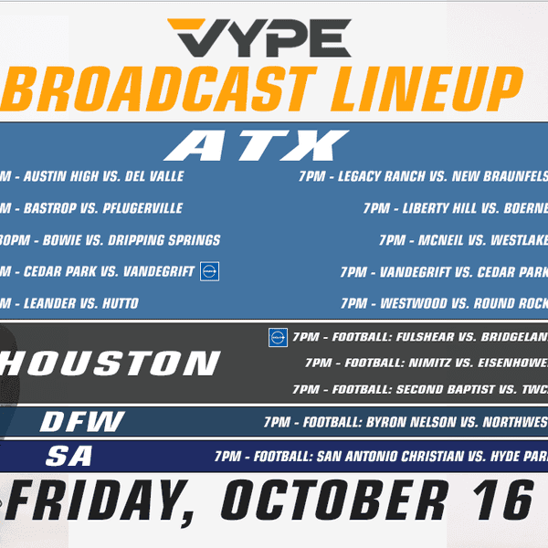 VYPE Live Lineup - Friday 10/16/26