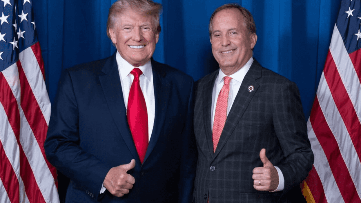 Donald Trump and Ken Paxton