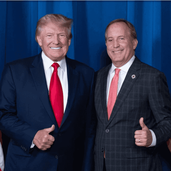 Donald Trump and Ken Paxton