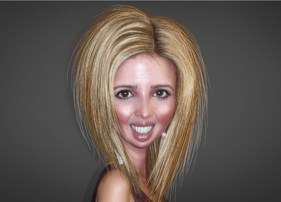 Ivanka Trump caricature