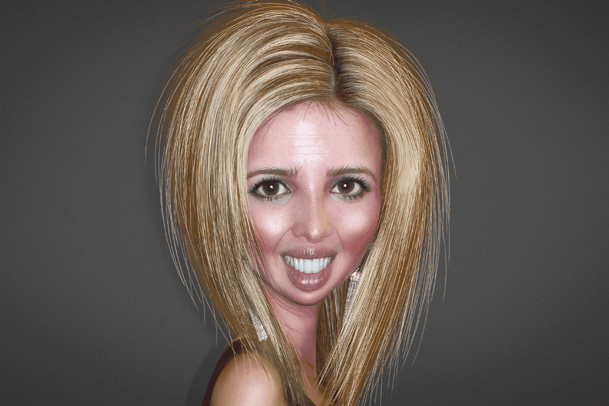 Ivanka Trump caricature