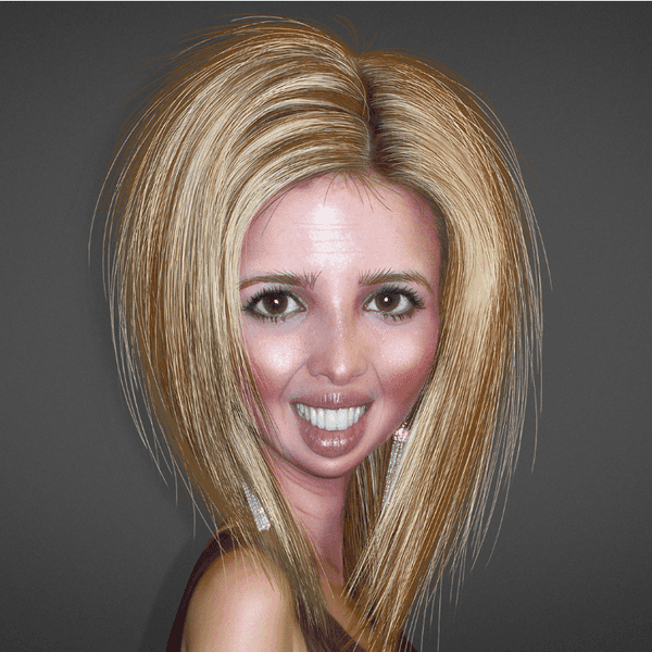 Ivanka Trump caricature
