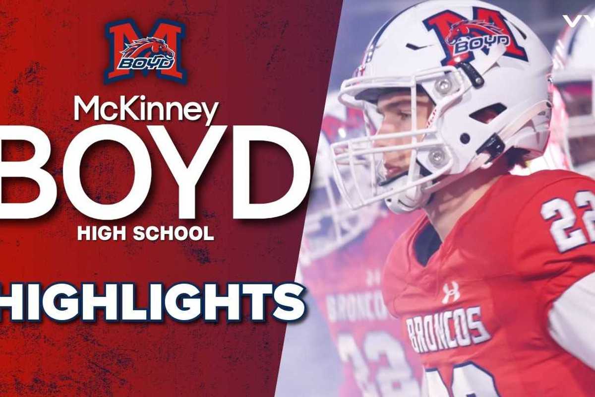VYPE HIGHLIGHT | McKinney Boyd Broncos vs Walnut Grove Wildcats Football