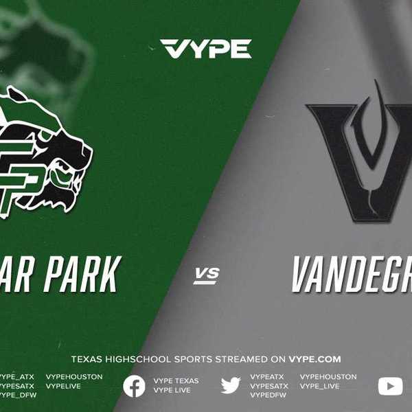 4PM | 5:30PM | 7PM - Freshmen Football: Vandegrift vs. Cedar Park