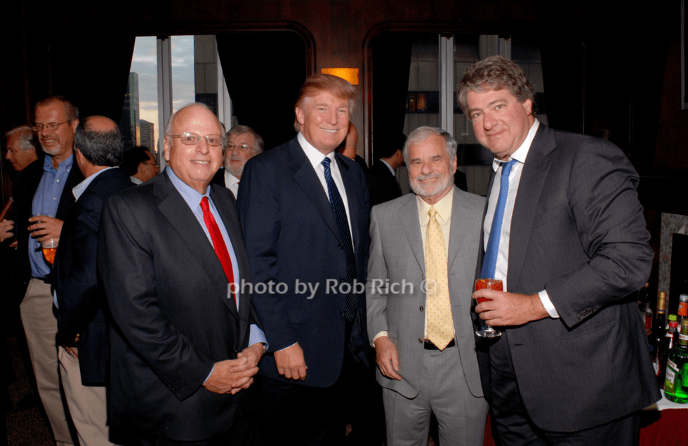 Trump with Lorber. LeBow and Black