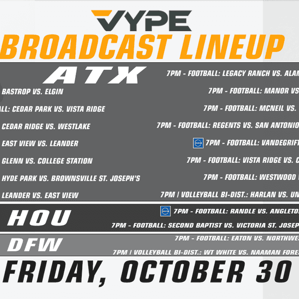 VYPE Live Lineup - Friday 10/30/26