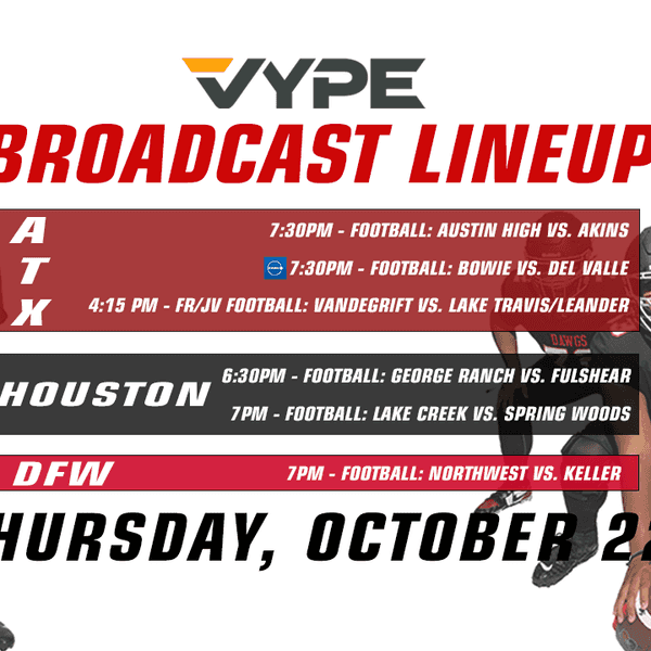 VYPE Live Lineup - Thursday 10/22/26