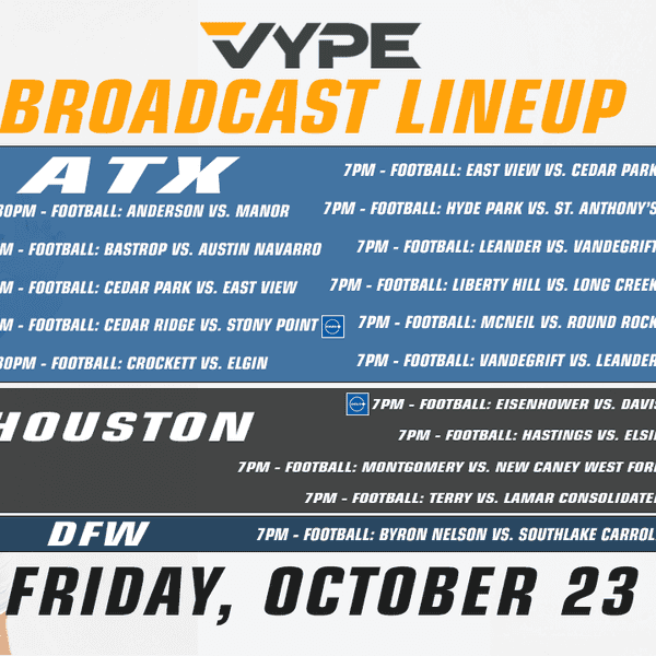 VYPE Live Lineup - Friday 10/23/26