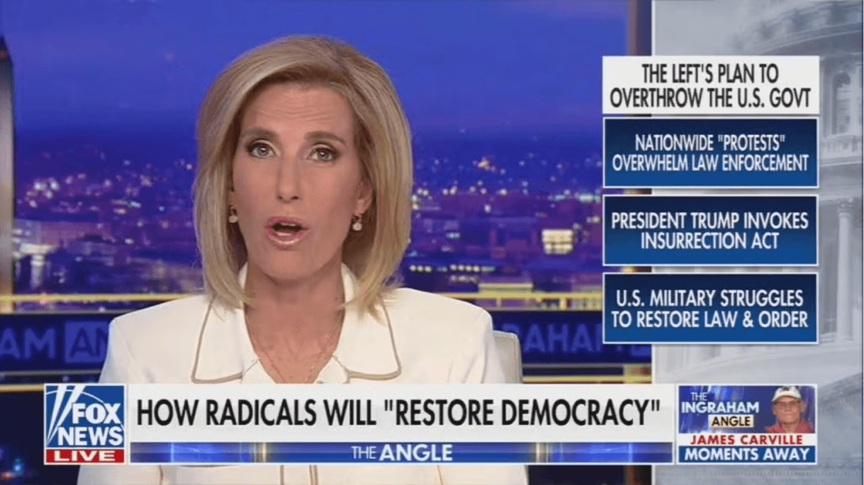 Wut? Frothing Ingraham Warns Of 'Leftist Plot' To 'Overthrow The Government'