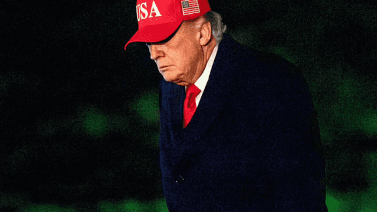 Trump in USA hat