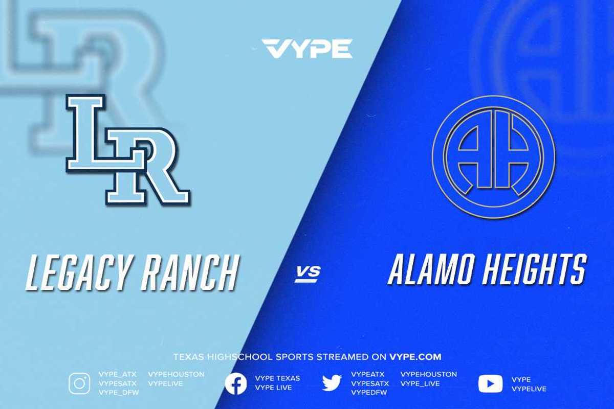 7PM - Football: Legacy Ranch vs. Alamo Heights