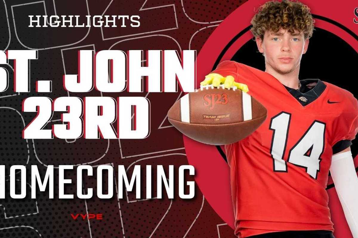 VYPE HIGHLIGHT | St. John XXIII Lions Homecoming Football Game