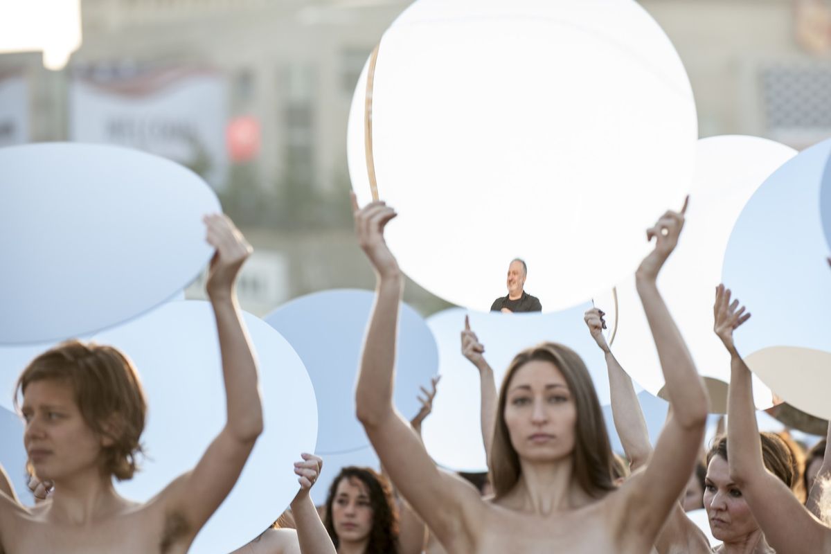 Spencer Tunick On His Nude Protest of the RNC