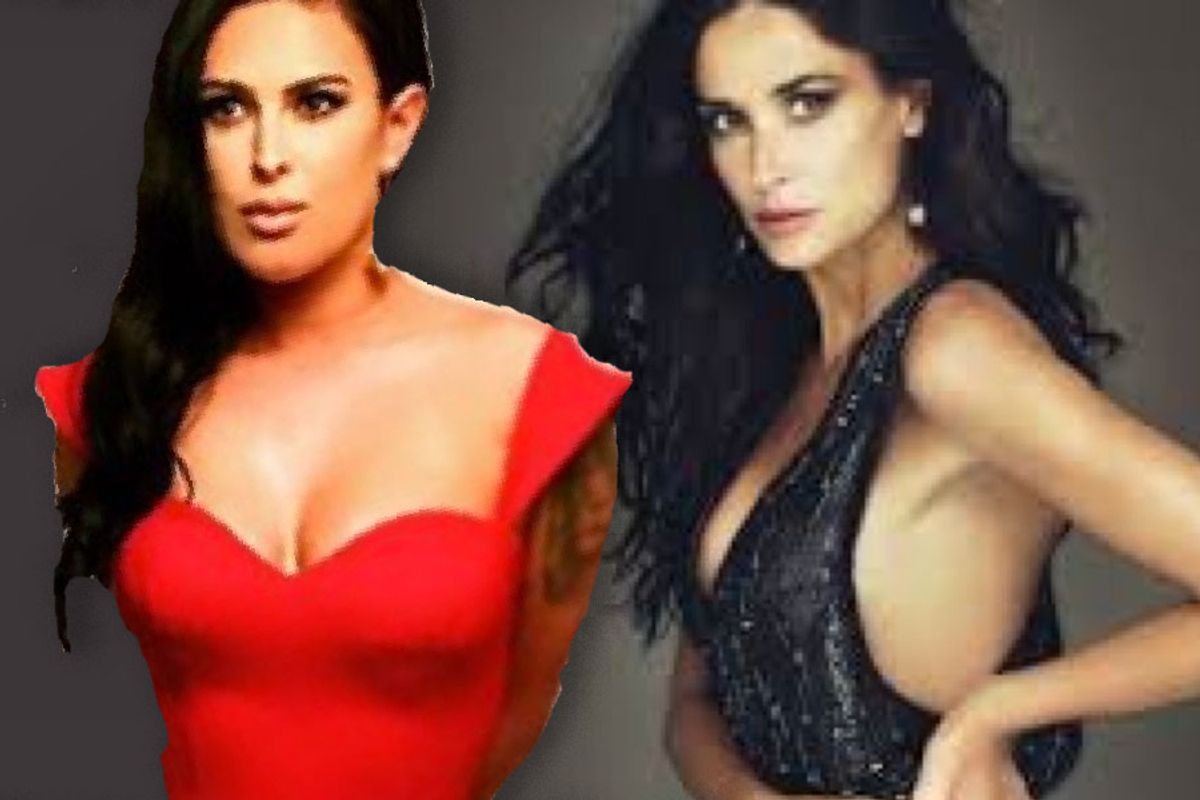 rumer willis channels demi moore