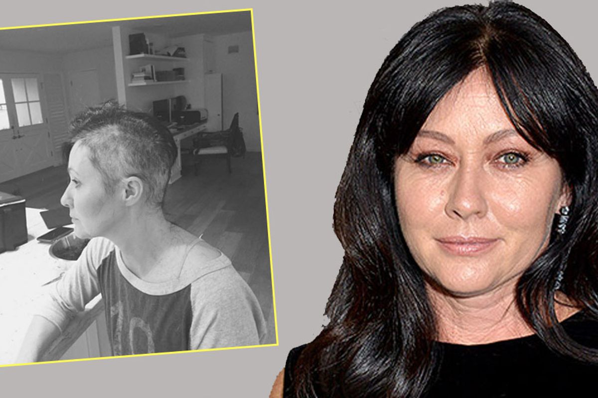 shannen doherty shaves head