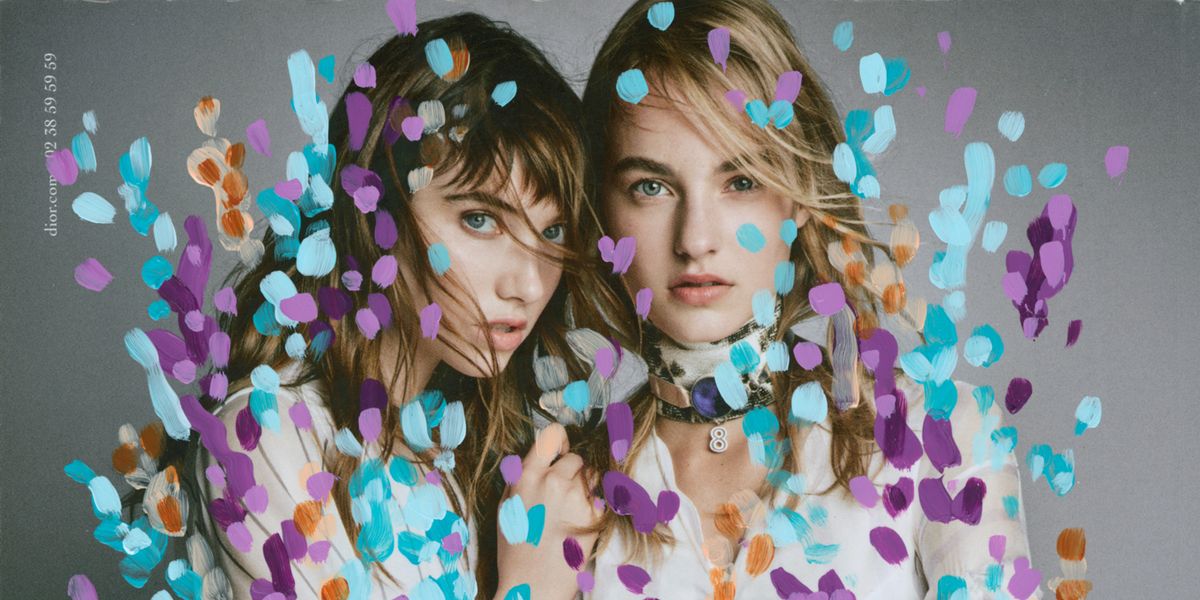 Artist Michael De Feo Transforms Fashion Ads with Flowers