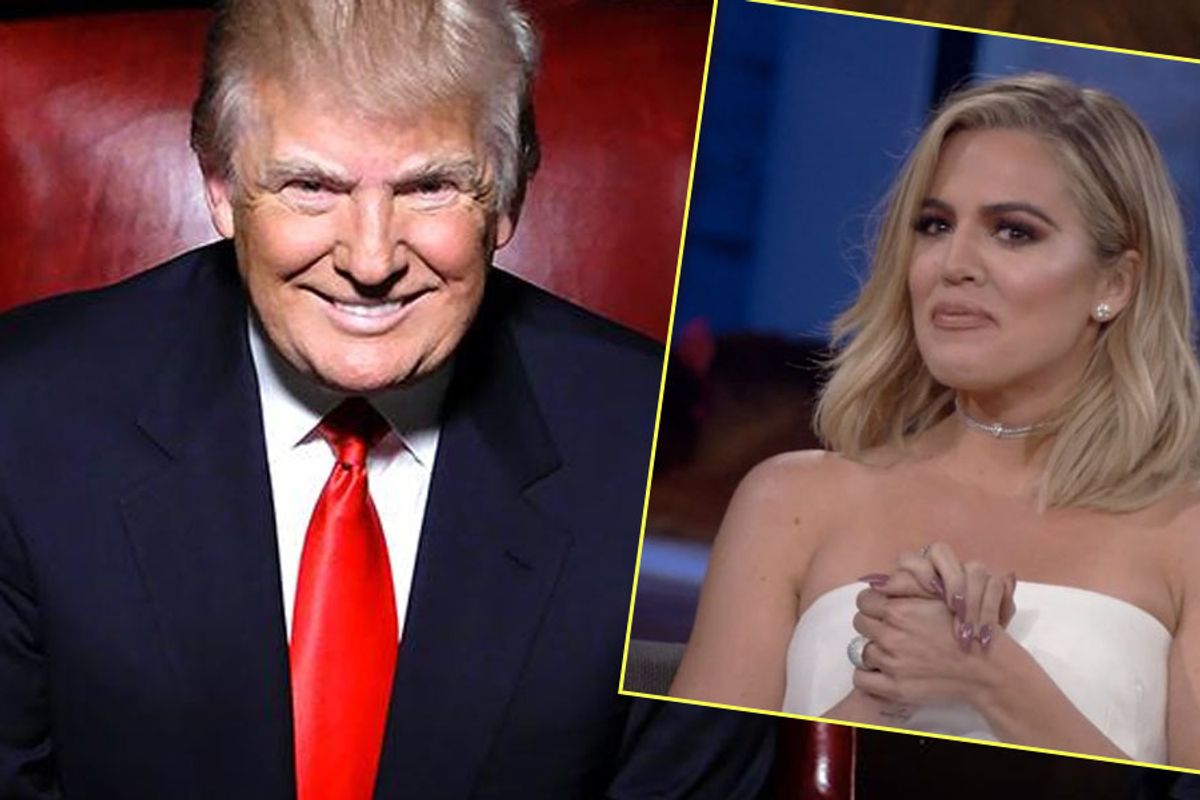 khloe kardashian donald trump president