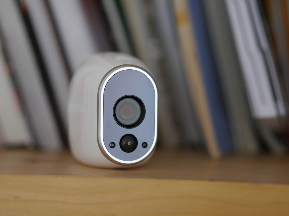 a photo of a smart security camera
