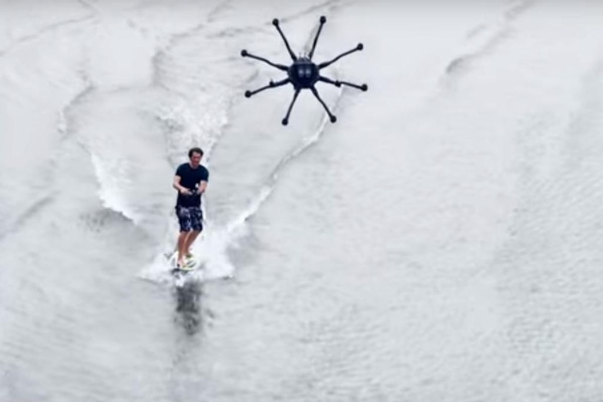Drone surfing