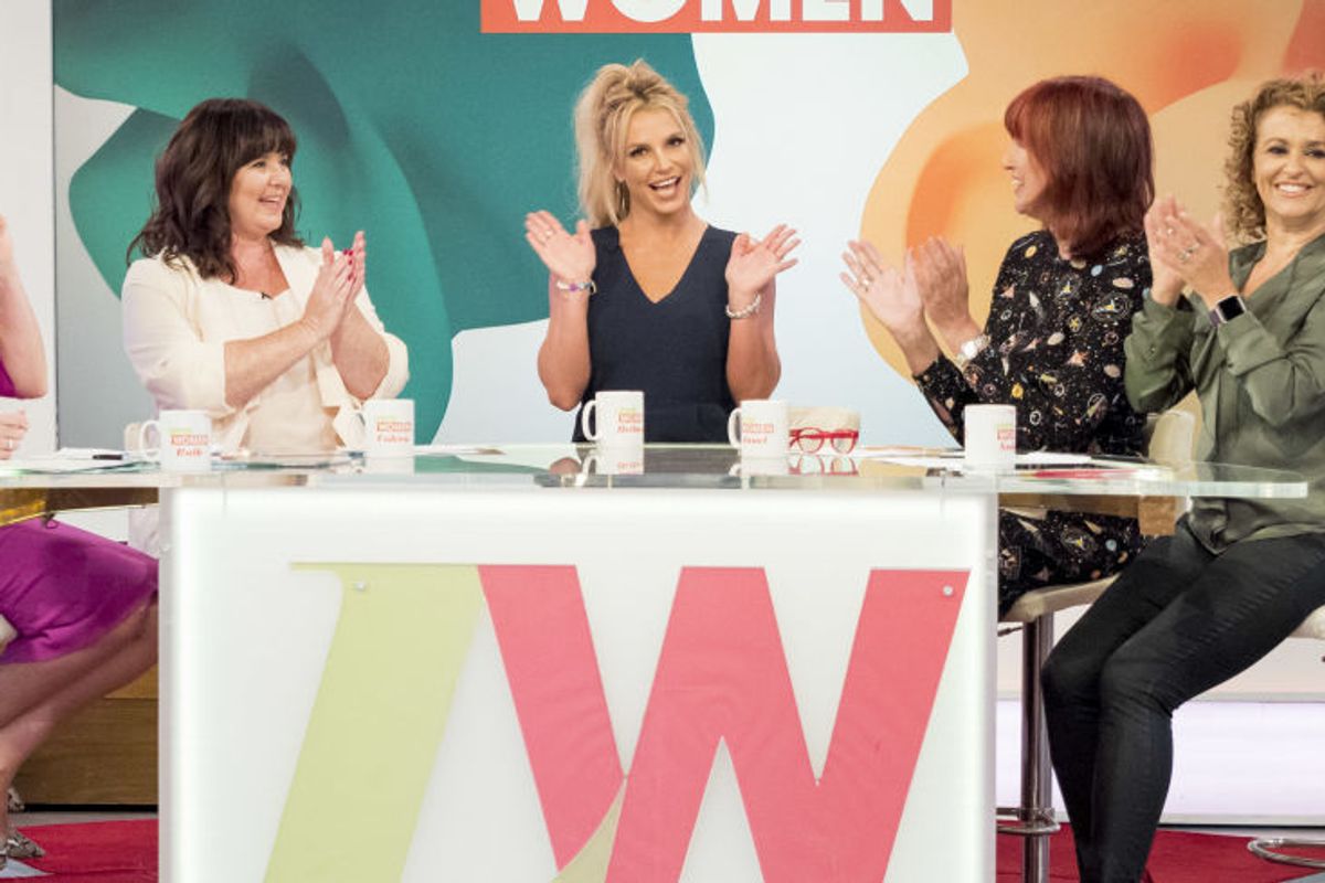 Britney Spears Lets Down Her Extensions on the UK's 'Loose Women'