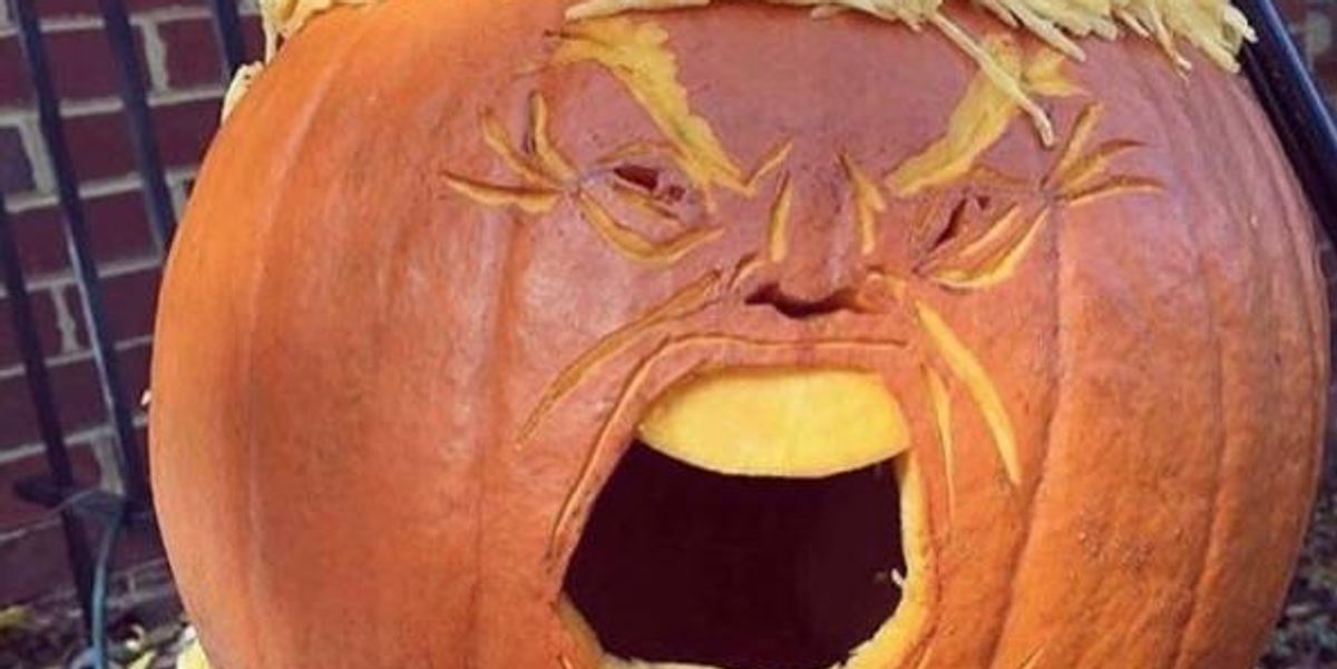 "Trumpkins" Are The Most Terrifying Halloween Decorations