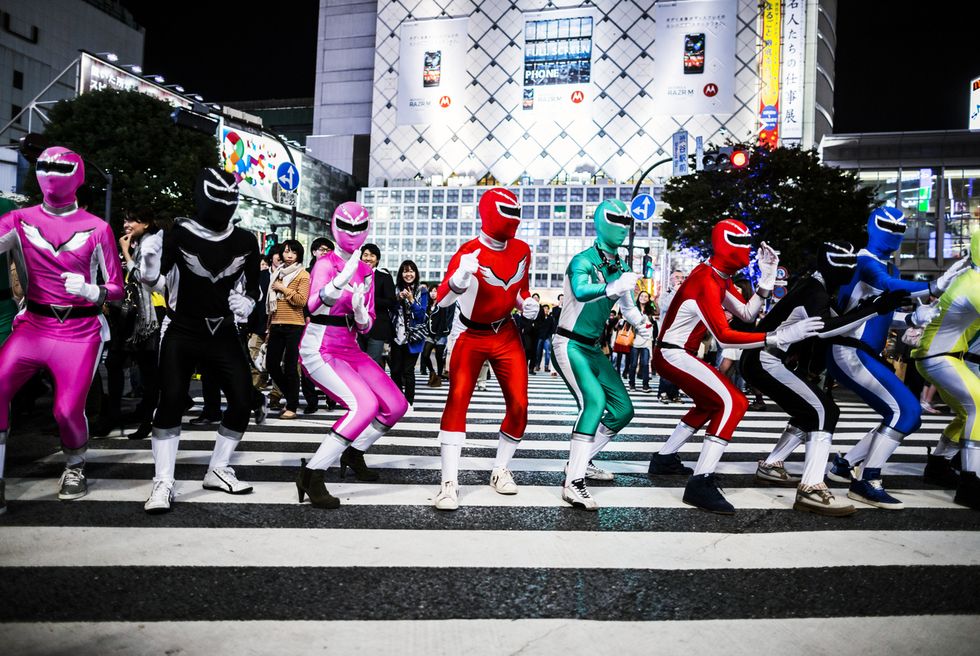 a photo of power rangers