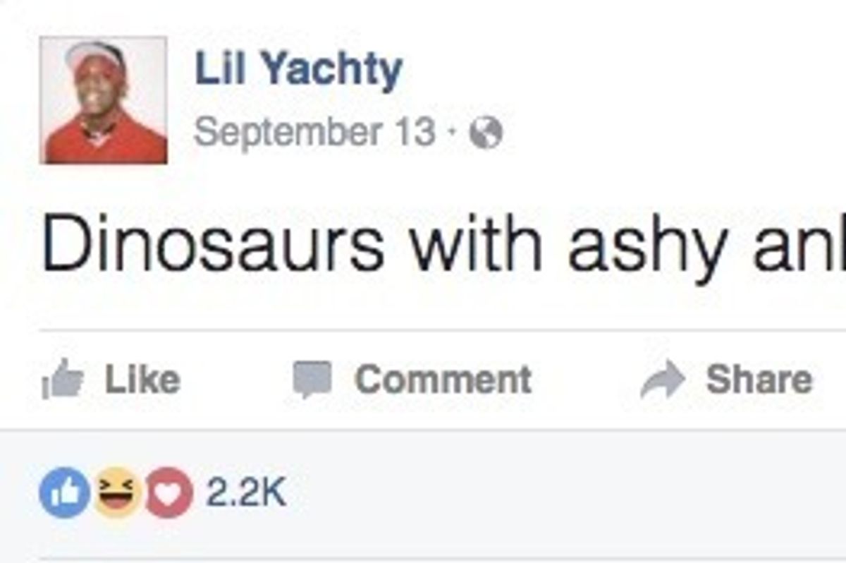 Was Lil Yachty the Only Person Left in 2016 Who Still Used Facebook?