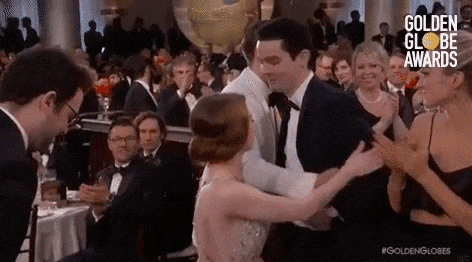 This Emma Stone Golden Globes Moment Is Truly The Only Time "#Same" Should Be Used