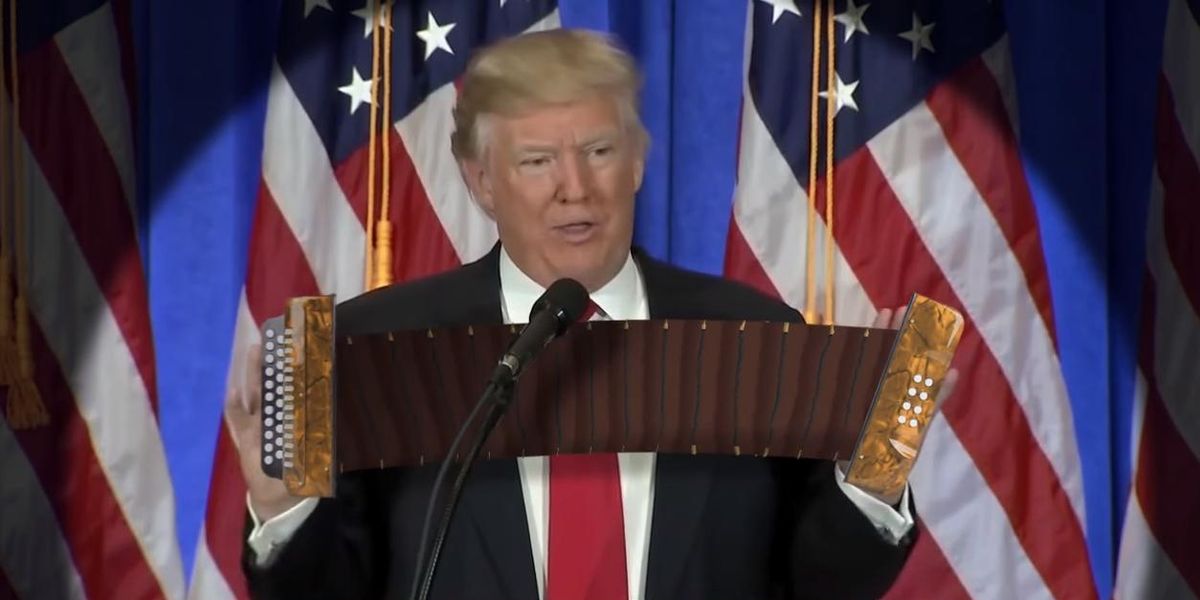 This Edit of Donald Trump Playing An Accordion Is The One