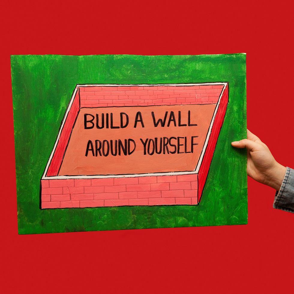 Olivia Locher, "Build a Wall Around Yourself"