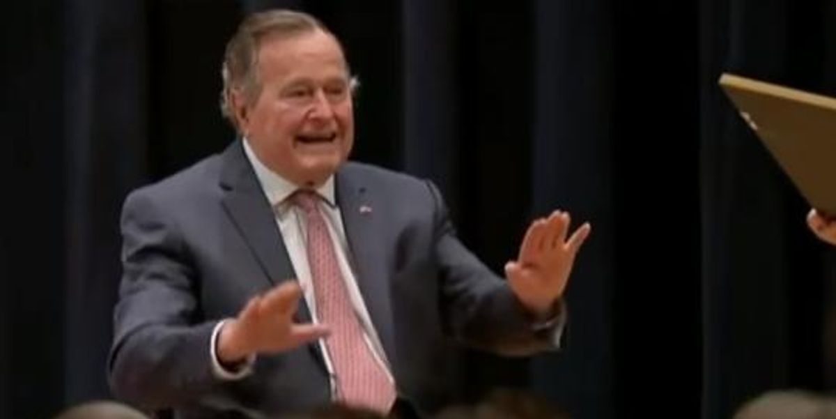 Here's George H.W. Bush's Letter To Trump On Why He Can't Go To The Inauguration