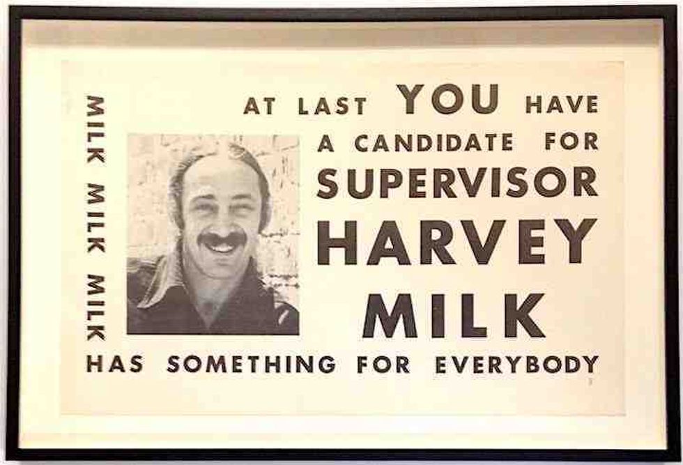 Harvey Milk's First Campaign Poster