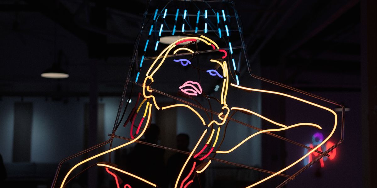 Neon Artist Kate Hush Places Fierce Women in the Spotlight