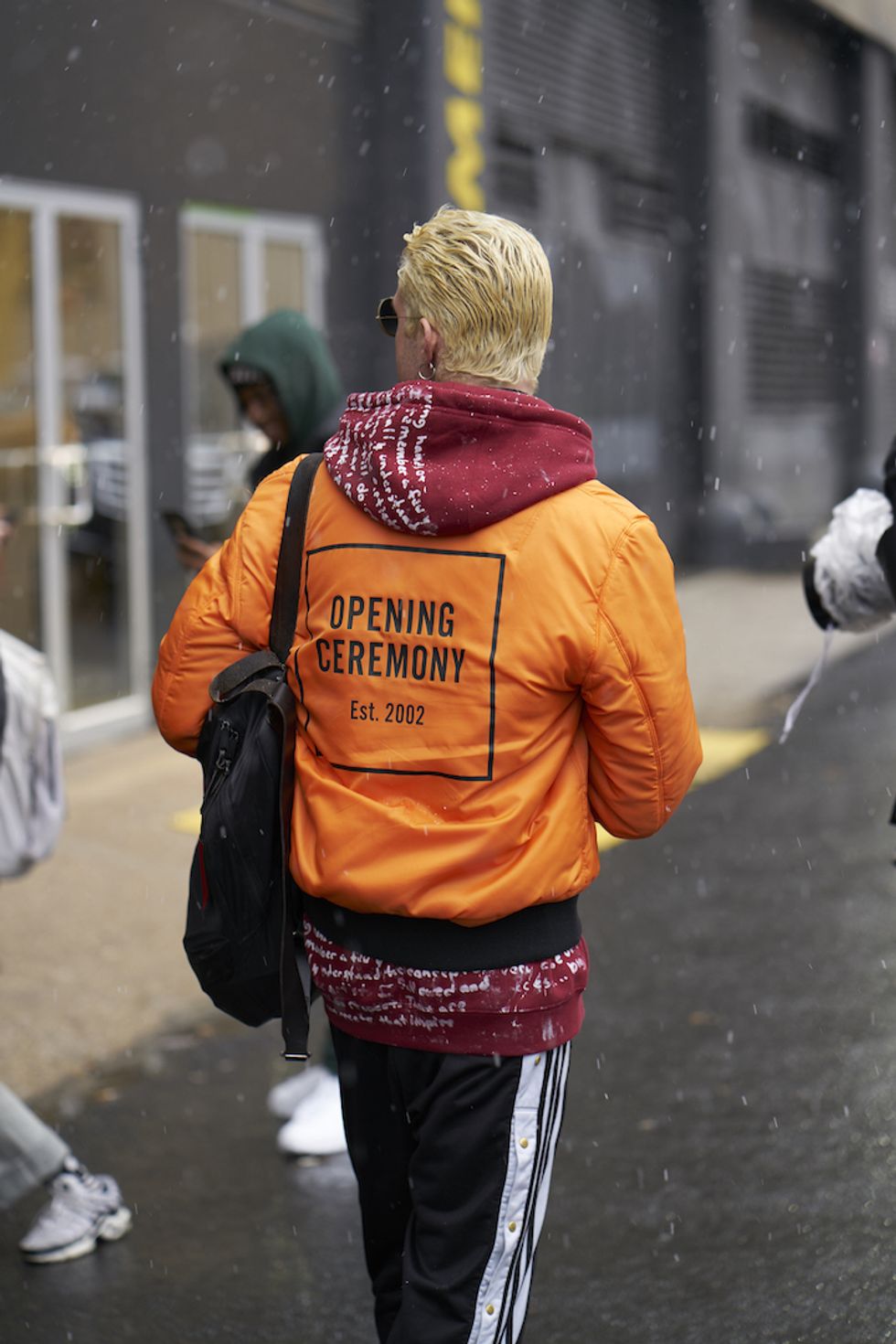 Writing on your hoodie in wite-out is a must