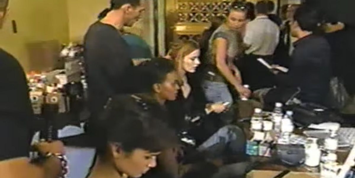 Watch This Glorious Clip of the Early-00s Fashion Week Model Gauntlet from "The Real Skinny"