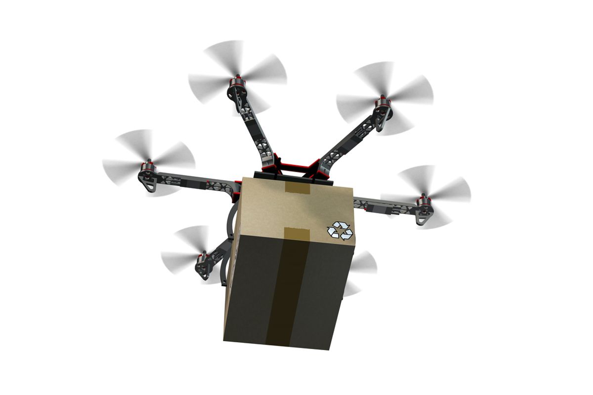 Delivery Drones That Disintegrate