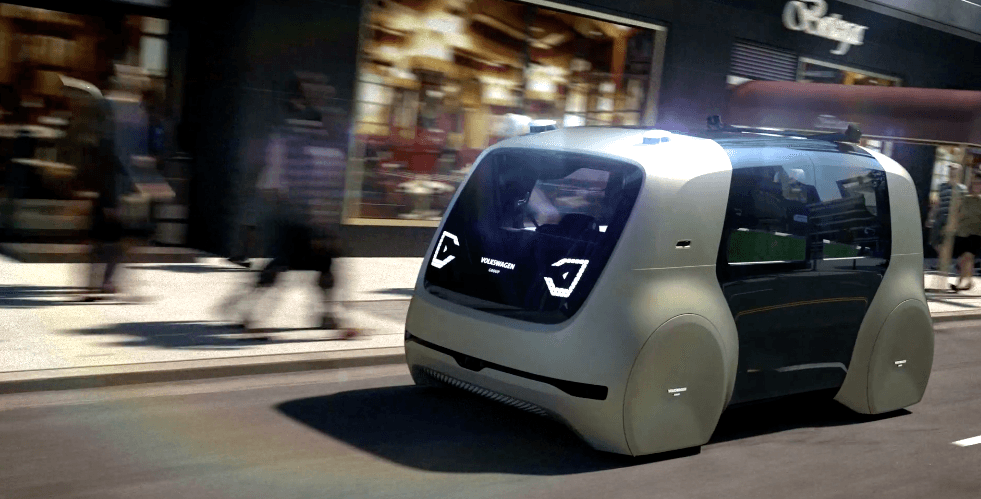 Sedric is Volkswagen's first fully self-driving car, and it looks annoyed