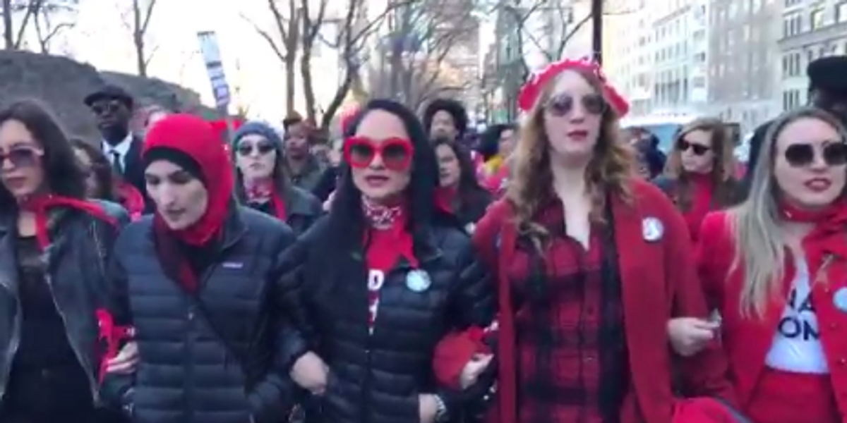UPDATE: Police Arrested 13 Women at Strike Marches in New York City