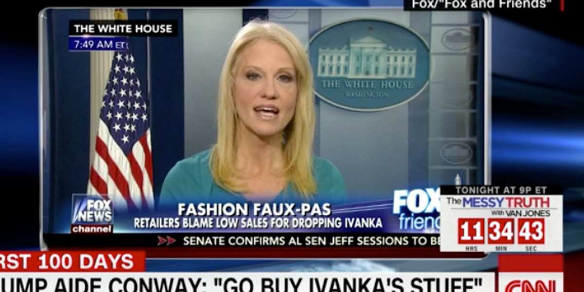 Ivanka Trump's Line Had One of its "Best Weeks in History" After Kellyanne Conway's Plug