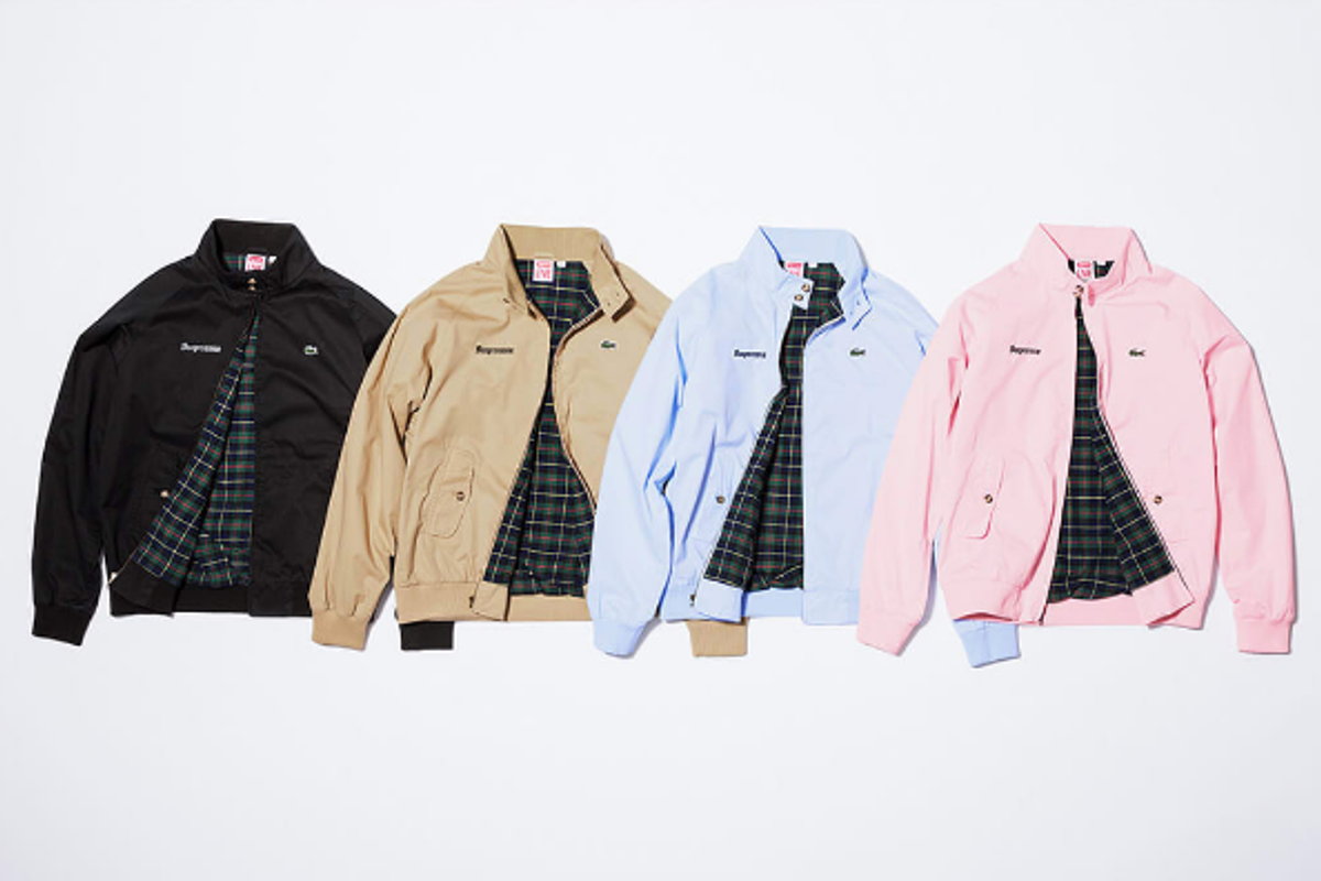 Supreme top lacoste lookbook