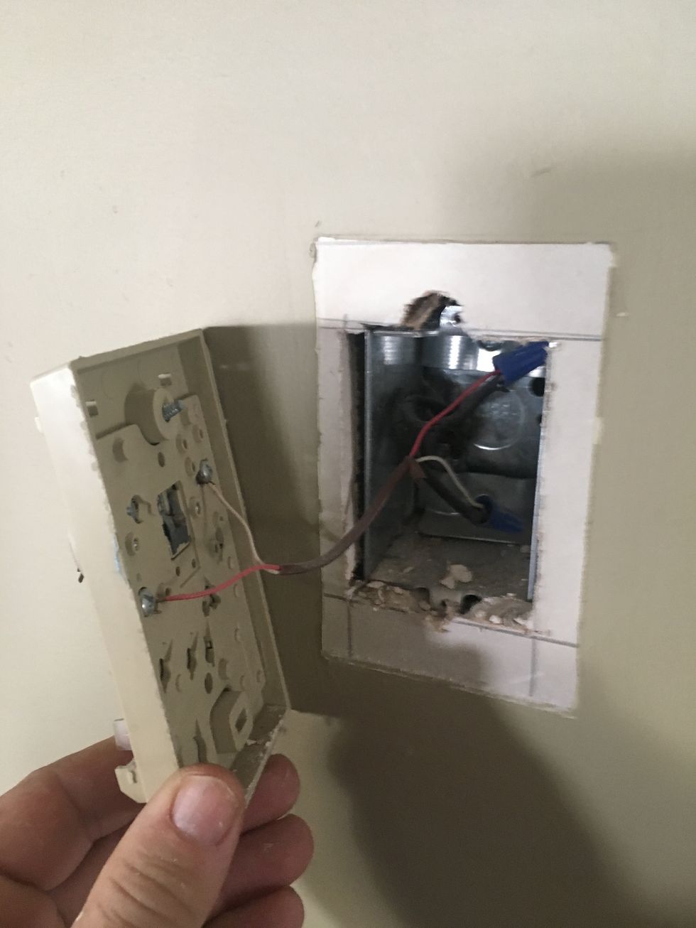 how to find out if your old thermostat has a C-Wire, take it off the wall and see how many wires it uses.