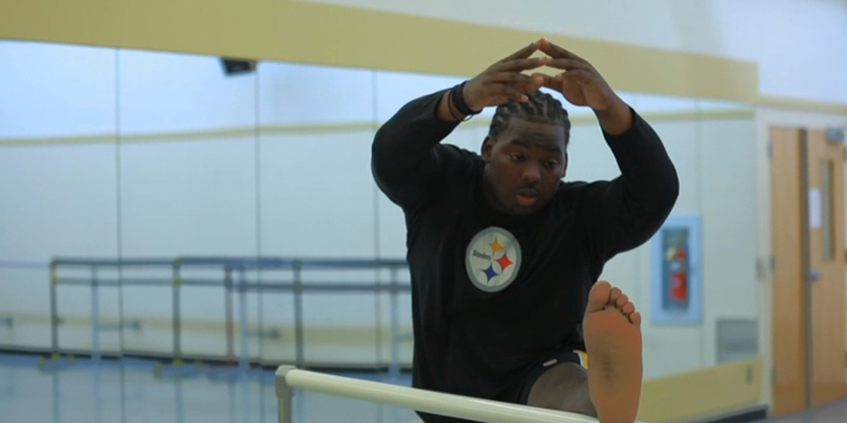 Are You Ready for Some Football [Players in Ballet Class]? Dance Spirit