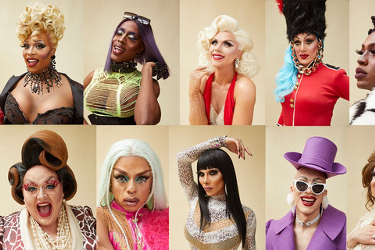 Come Through Queens Meet The Contestants Slaying Season 9 Of Rupauls Drag Race Paper 