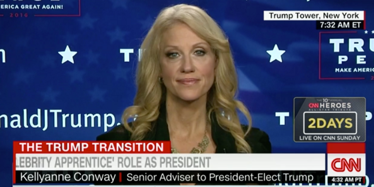 Kellyanne Conway's Favorite SNL Sketch is the One Where Kellyanne Conway Admits Trump is Crazy