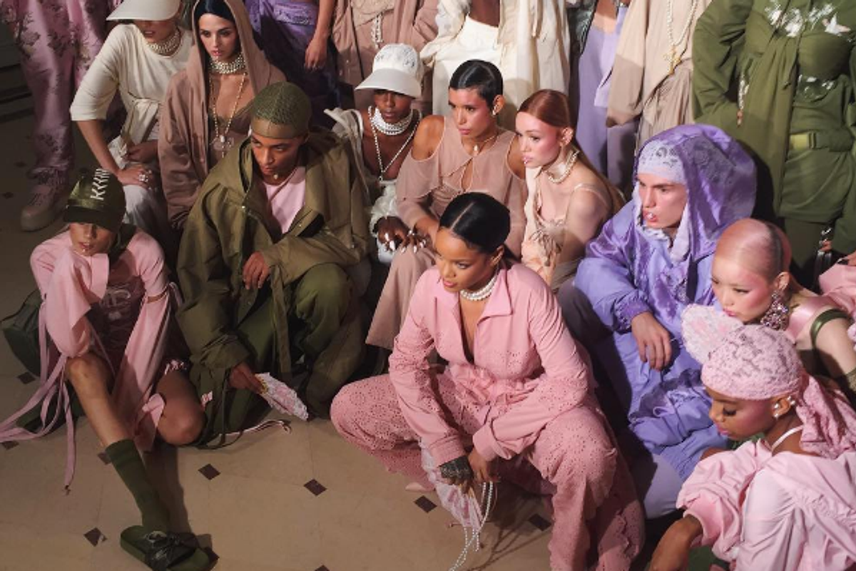 Fenty puma suspender pants hotsell
