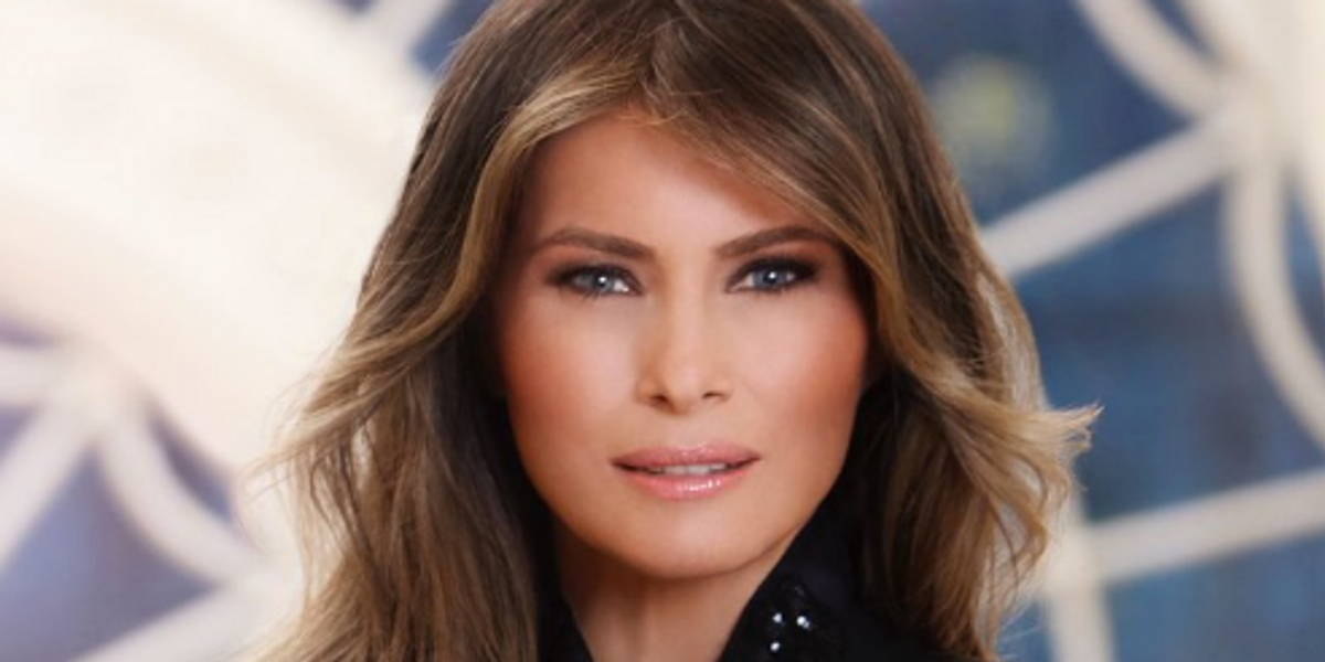 What is Going Through Melania Trump's Mind in Her First Official White House Portrait?