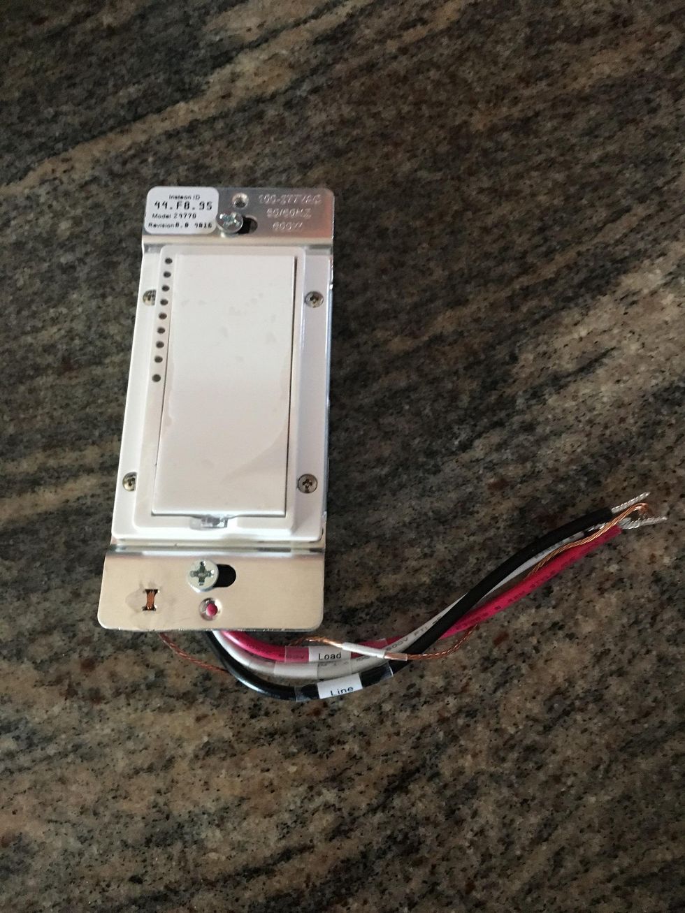 a photo of a insteon smart switch